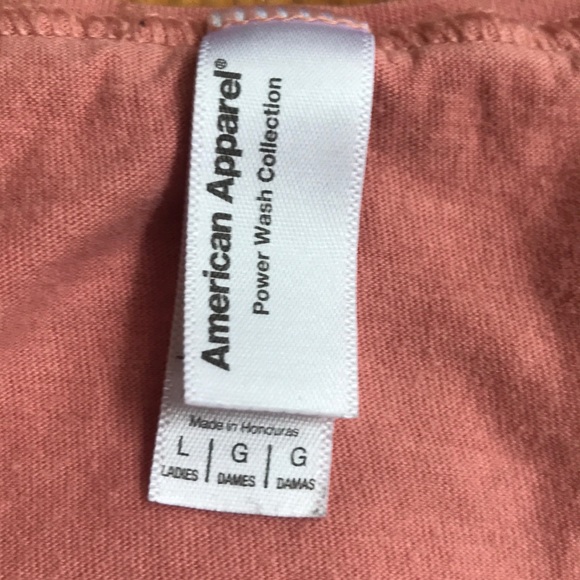 Power Wash U Neck T-Shirt from American Apparel - Picture 4 of 4